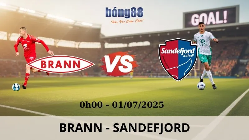 Nhận Định Bóng Đá - Brann vs Sandefjord 01/07/2025